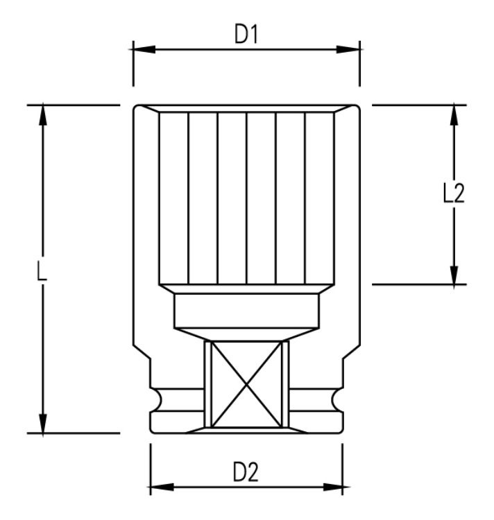 1-2 IMPACT SOCKETS-2公制梅花