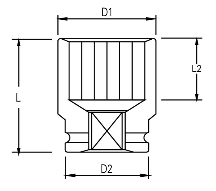 3-4 IMPACT SOCKETS-2公制梅花