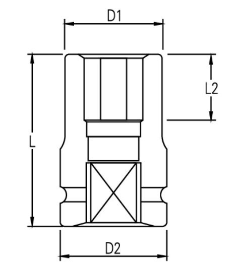 1 DEEP IMPACT SOCKETS-2公制六角