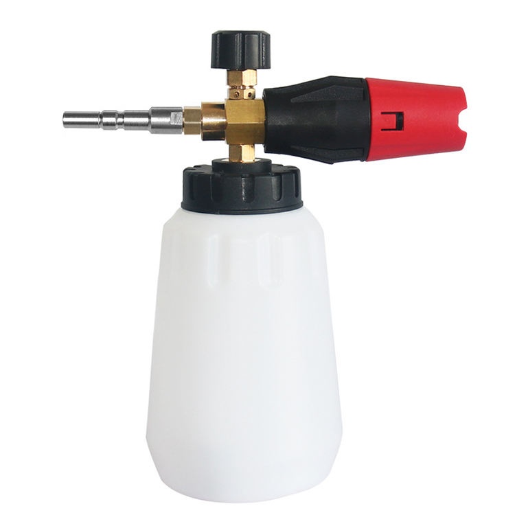 Pneumatic foam spary pot and spray gun