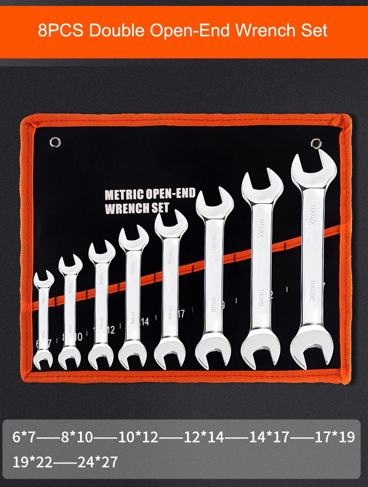 Double Open-End Wrench Set