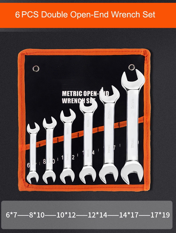 Double Open-End Wrench Set