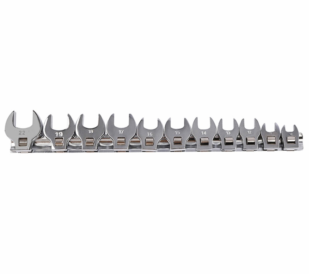 3/8" Dr. Crows Foot Wrench Set-Open End