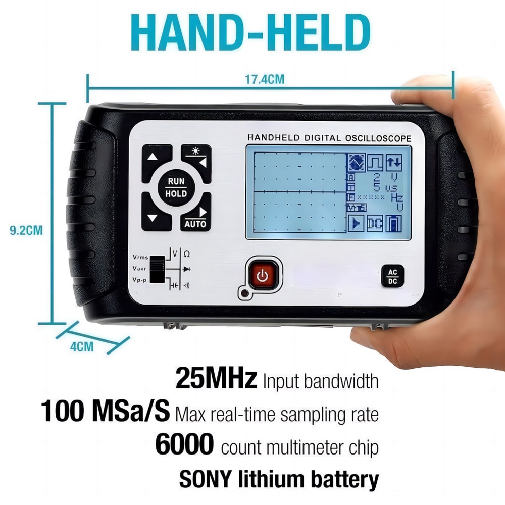 Handheld Digital Storage Oscilloscope