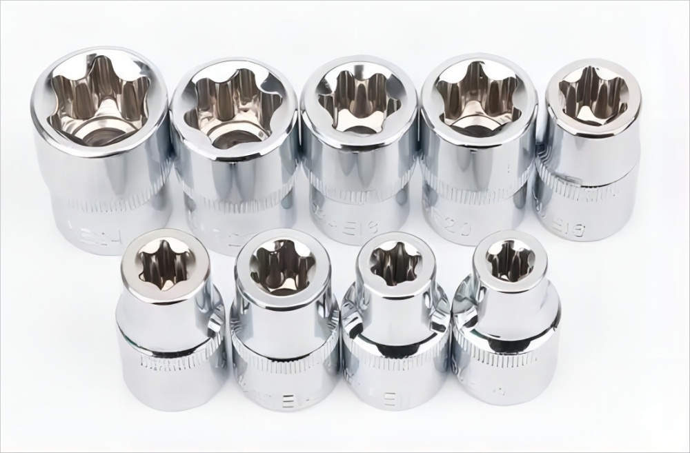 14PCS Torx Star Female Bit Socket wrench Set