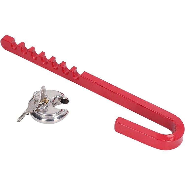 J Type Trailer Wheel Lock Wheel Clamp Lock