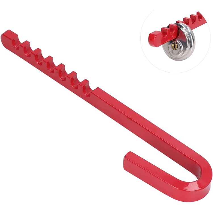 J Type Trailer Wheel Lock Wheel Clamp Lock