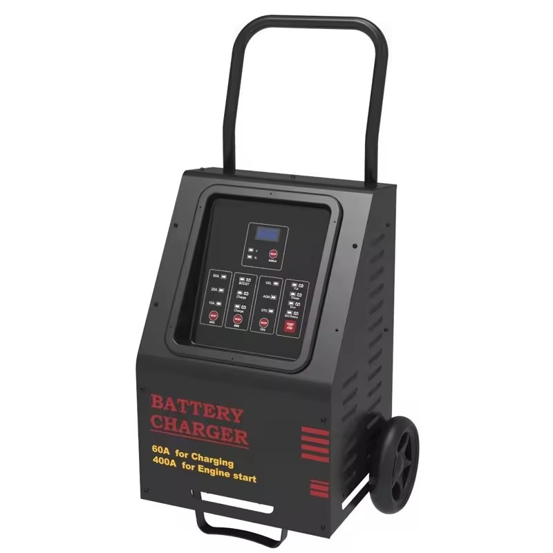 12V/24V,5A/20A/60A/400A Manual Wheel Battery Charger W/Engine Start