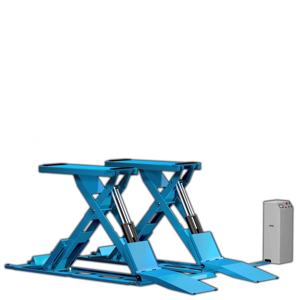3 Ton Low Profile Small Platform Scissor Alignment Lift