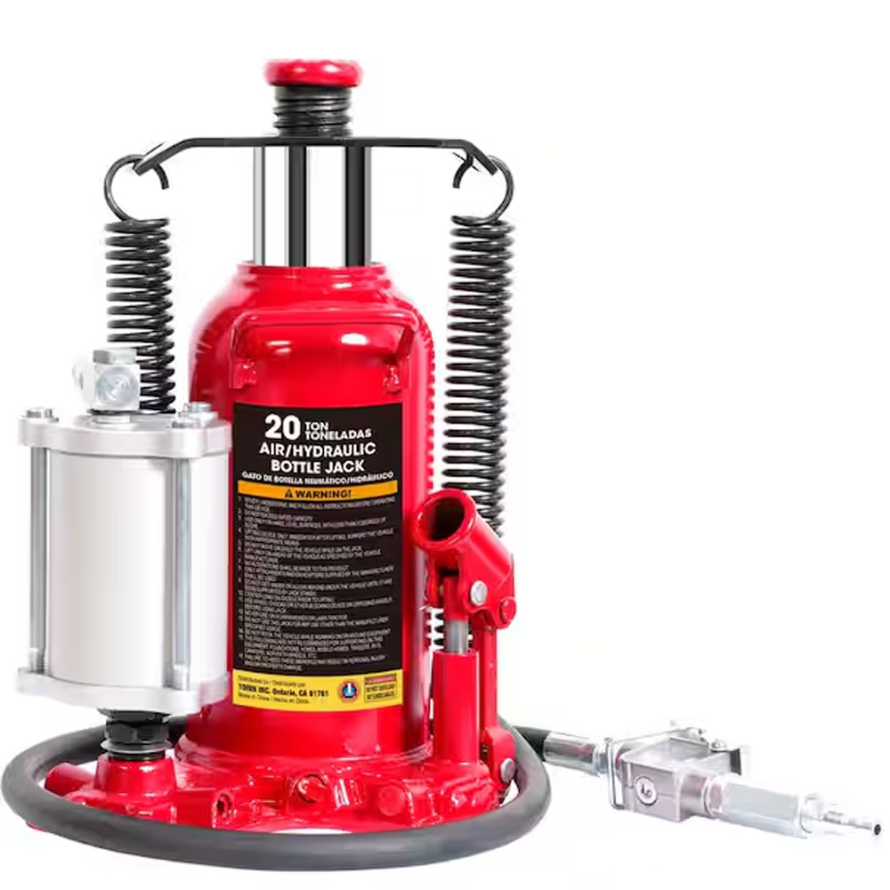 Air/Hydraulic Bottle Jack with Welded Base