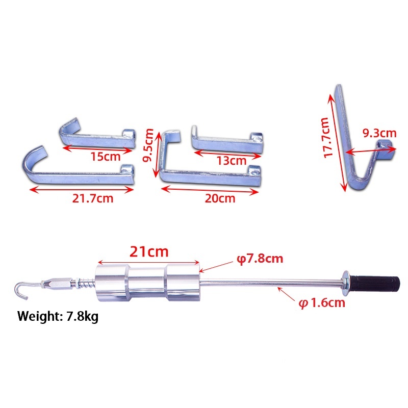 15PC Heavy Slide Hammer Set