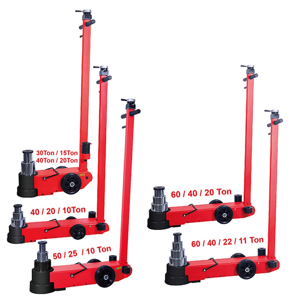 Pneumatic Low-Profile Professional Long Chassis Service Jack
