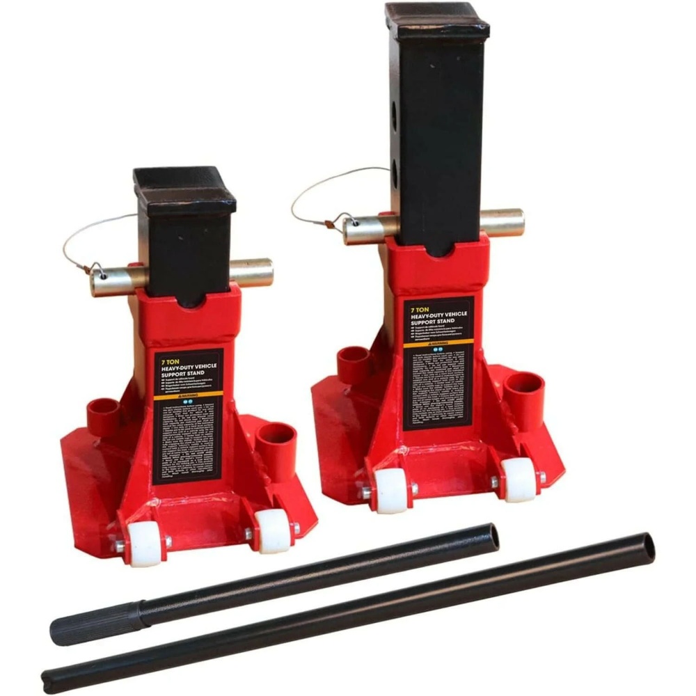 Heavy-Duty Vehicle Support Stand with Casters
