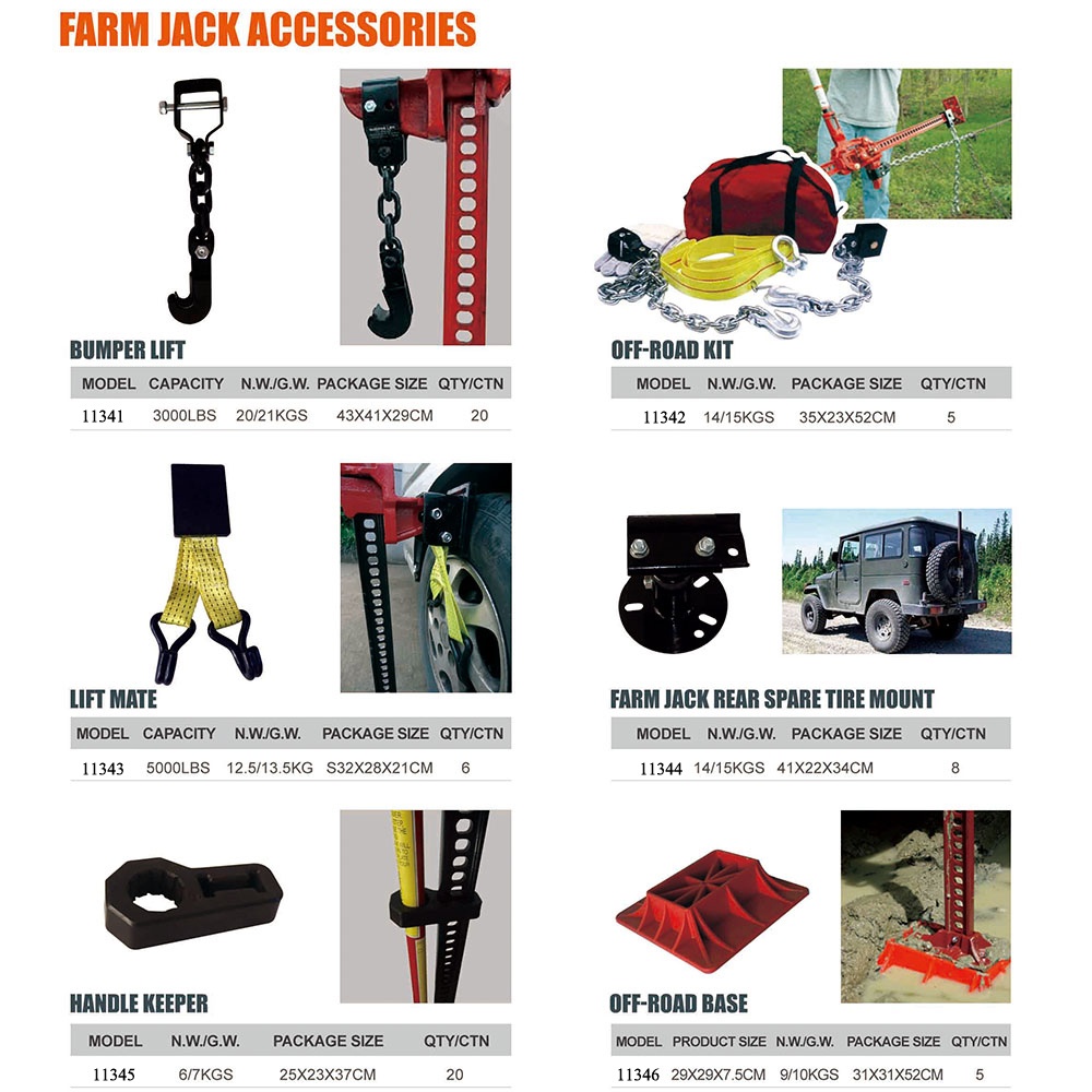 Farm Jack Accessories
