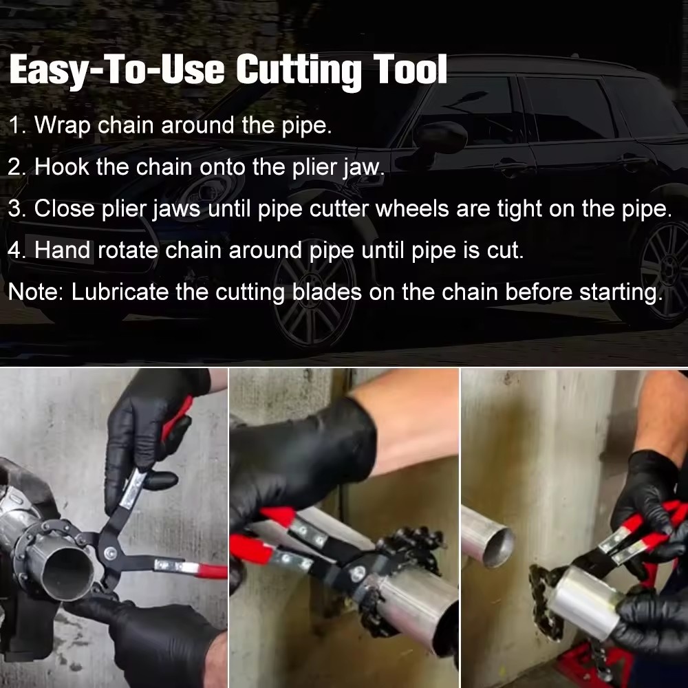 Chain Type Exhaust Tail Pipe Cutter Pliers