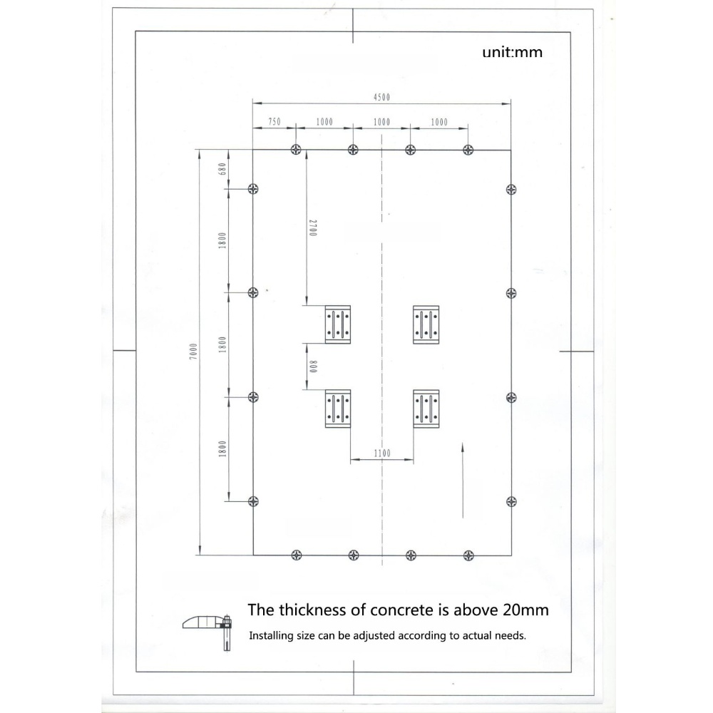 Auto Body Collision Repair machine/ Floor System /car chassis straightener