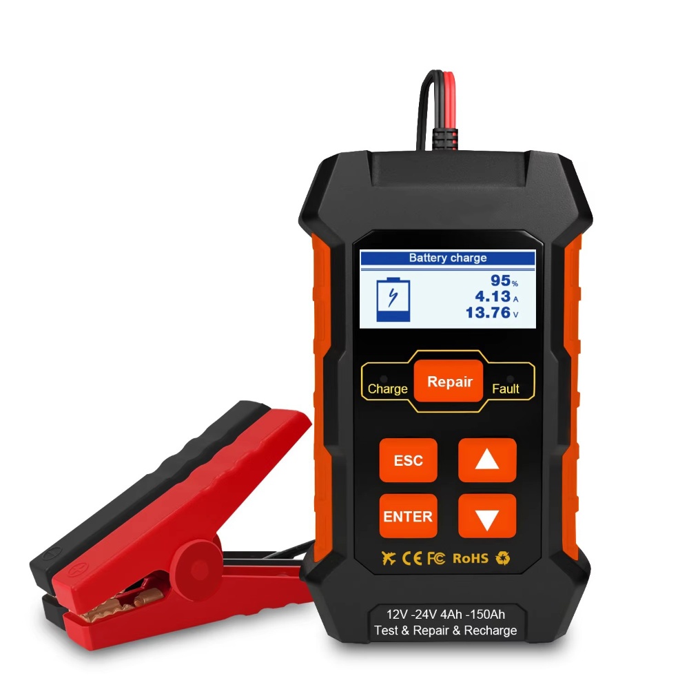 12V/24V 3 in 1 Battery Tester/Charger/Pulse Repair
