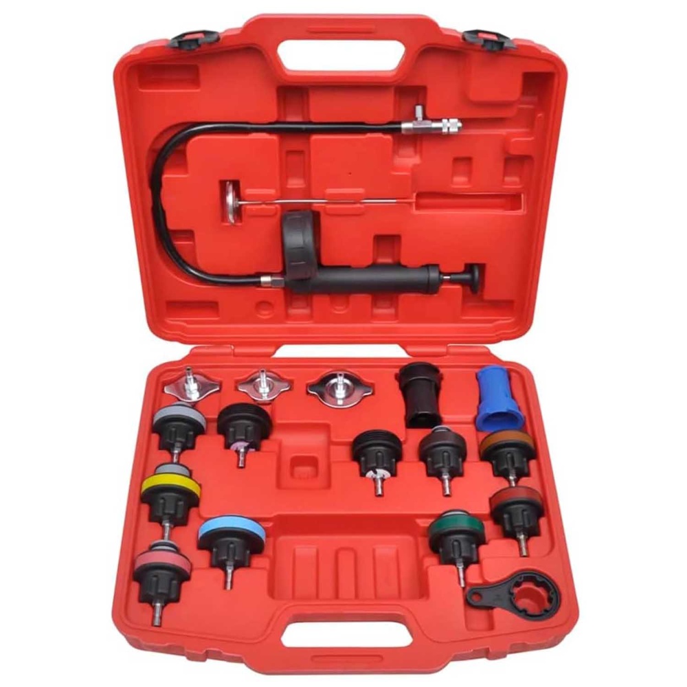Radiator Pump Pressure Leak Tester Kit Vacuum Pressure Cooling System Tester