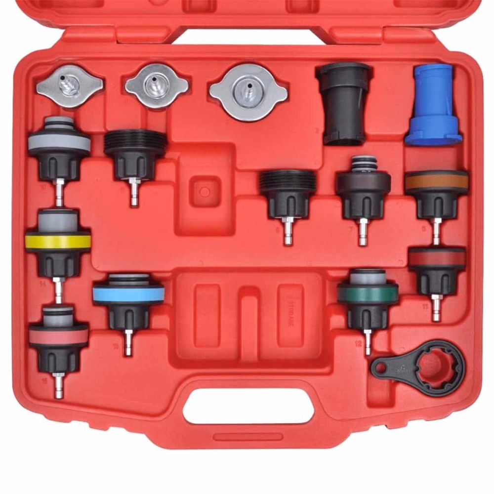 Radiator Pump Pressure Leak Tester Kit Vacuum Pressure Cooling System Tester