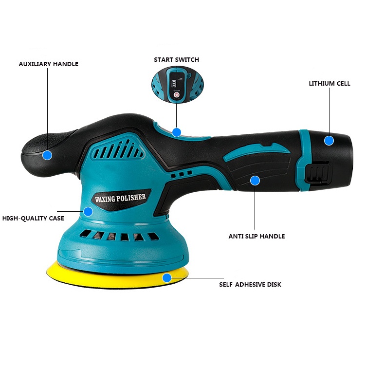 12V Lithium Cordless Waxing Polisher