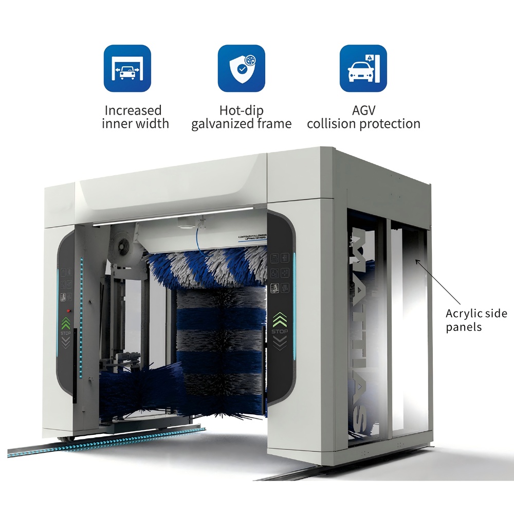 Roll-over Gate Automatic Car Wash Machine