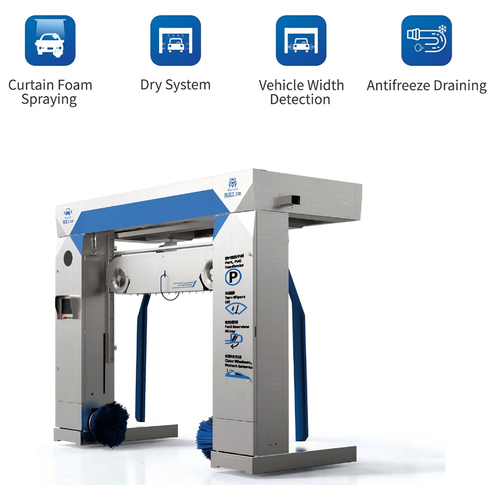 Touchless Roll-over Car Wash Machine