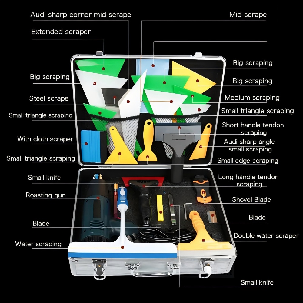 25PC Car Vinyl Wrap Film Tool Set