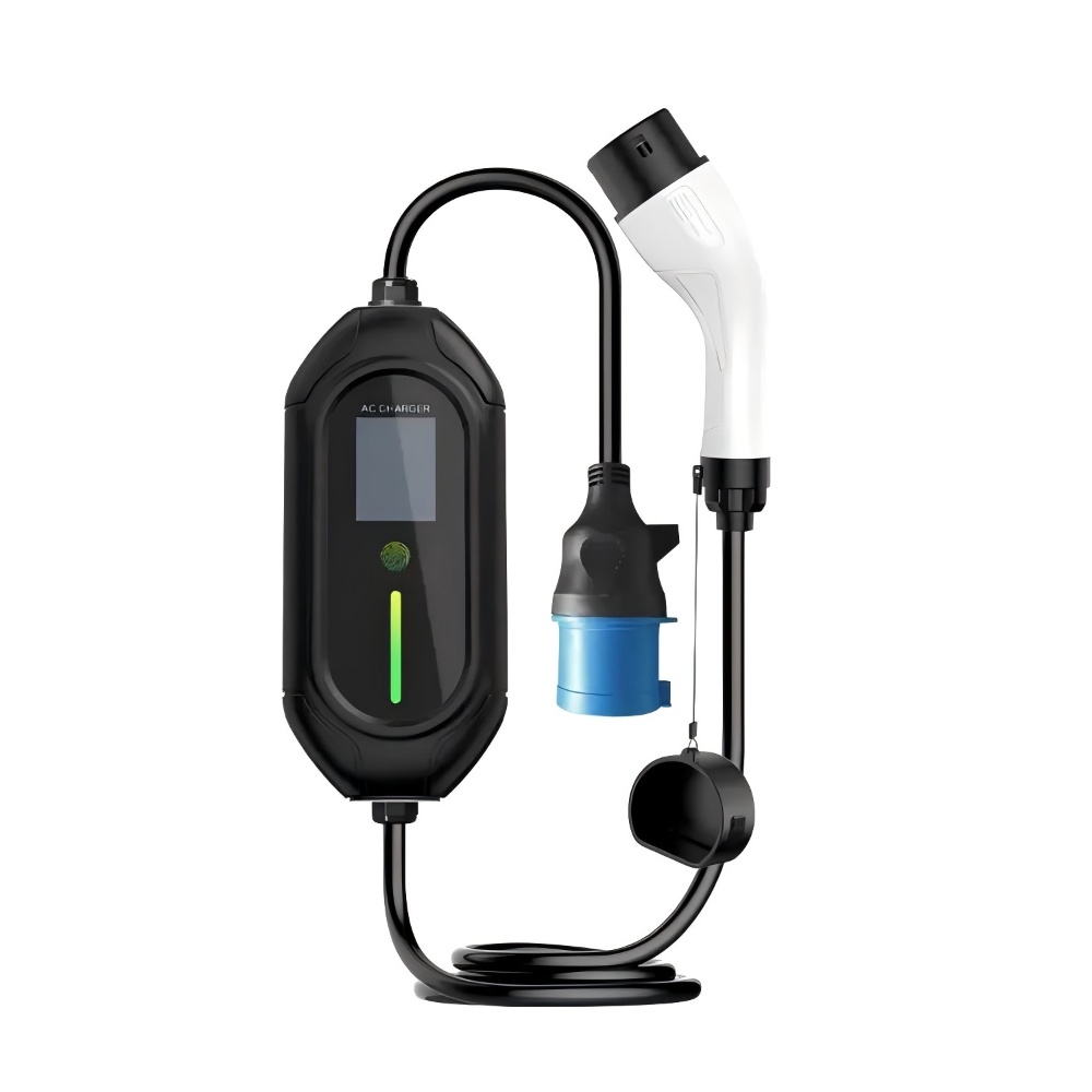 CEE Plug Portable Smart EV Charger For Electric Vehicle Charging