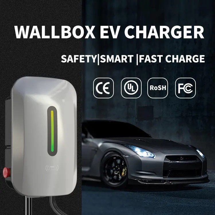 Waterpoof Swipe Card Start 7KW Type2 EV Charger 