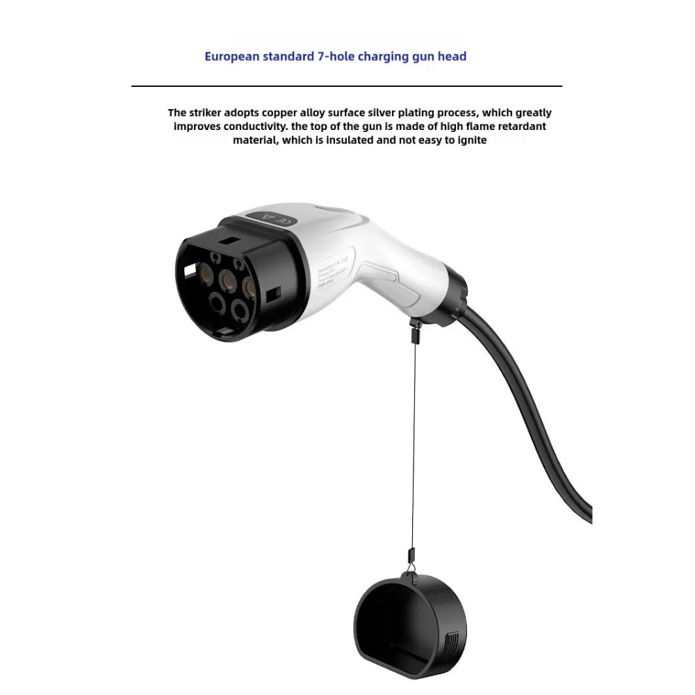 European Wall-Mounted Electric Vehicle Charging Pile 7kW 11kW 22kW AC Swipe Card Activated