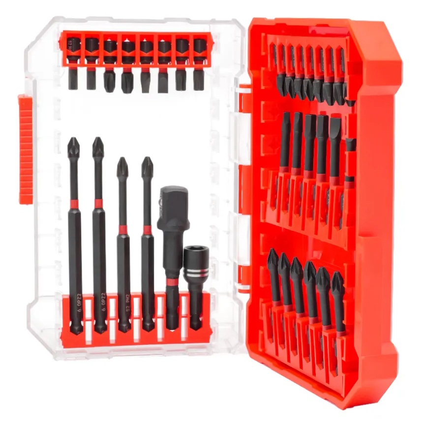 34-Piece Impact Screwdriver Bit Set 
