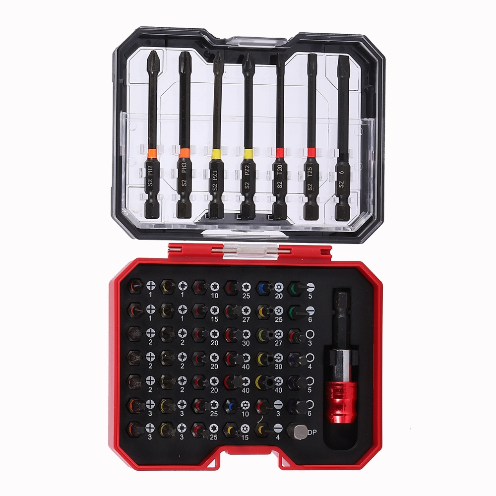 50-Piece Impact Screwdriver Bit Set 