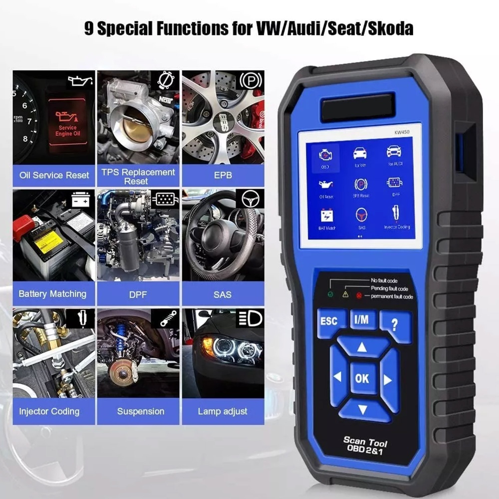 VAG Full System OBD2 Scanner Diagnostic Tool