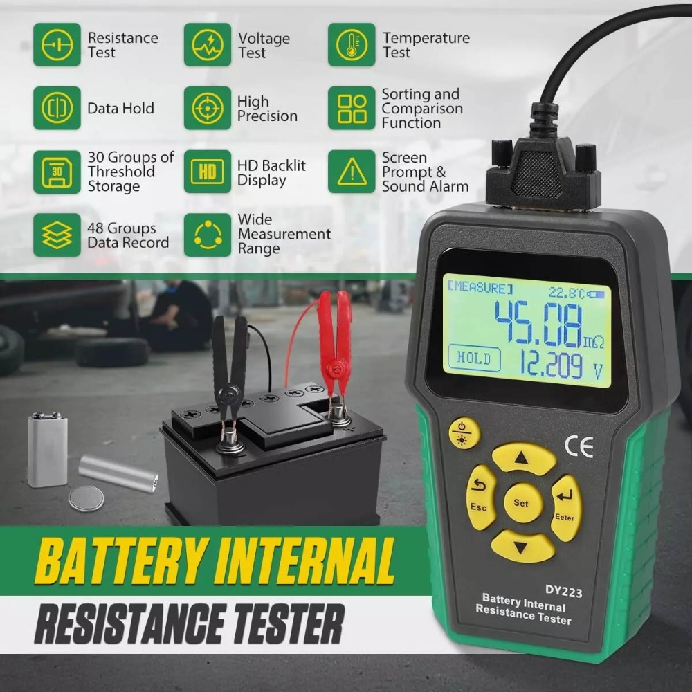 12V/24V Battery Internal Resistance Tester