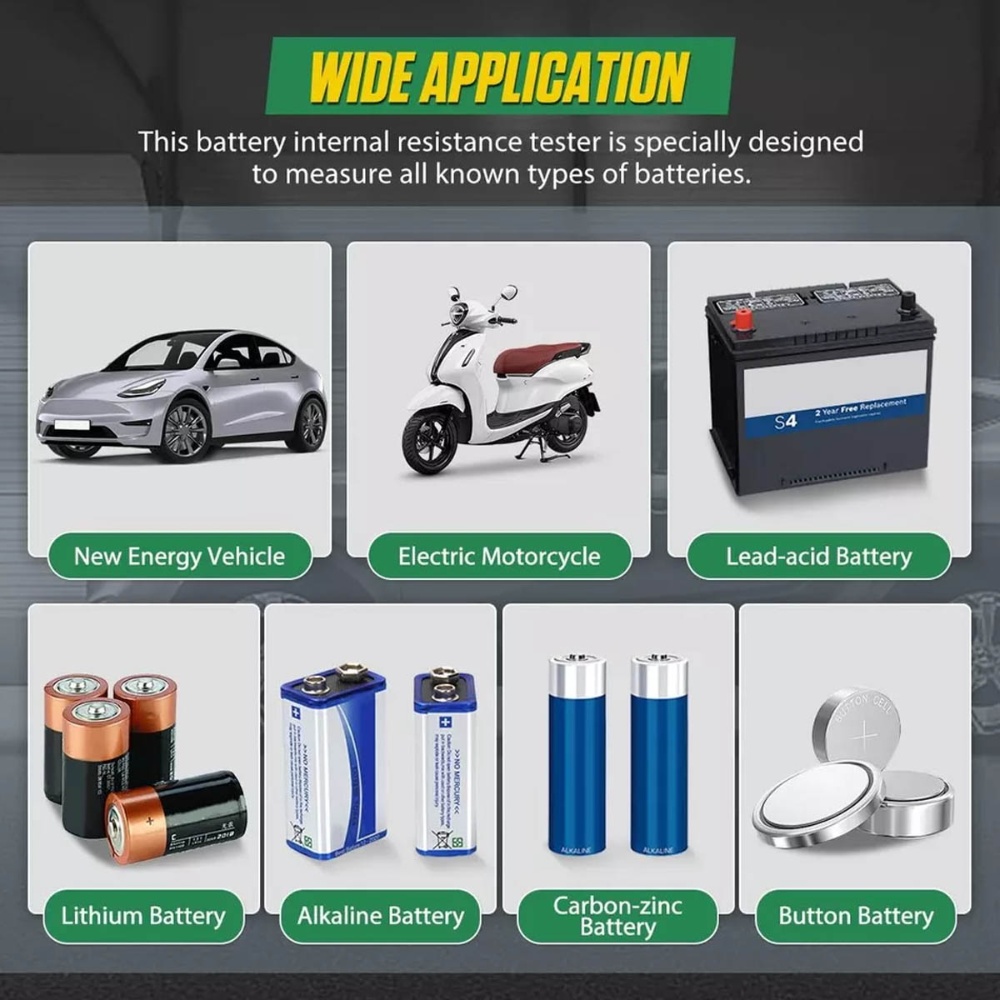 12V/24V Battery Internal Resistance Tester