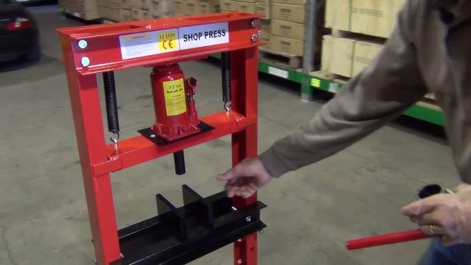 using the shop press