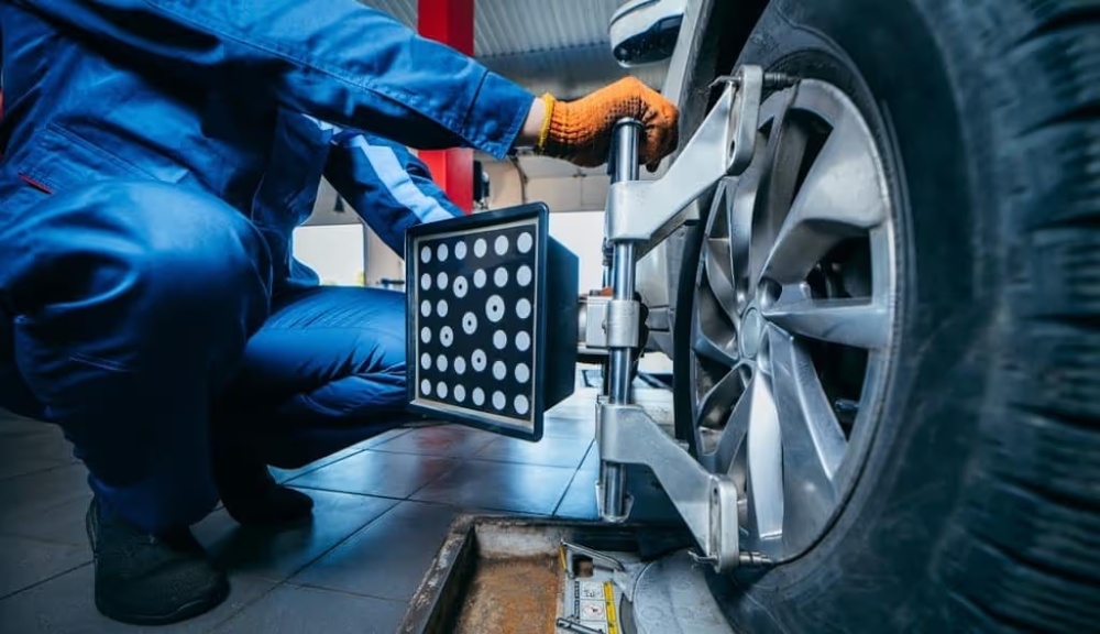 using tire alignment