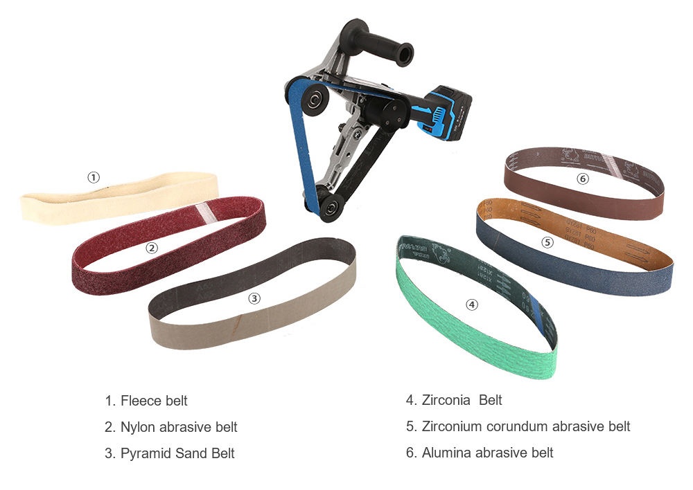 Brushless DC Tube Belt Sander and Polisher