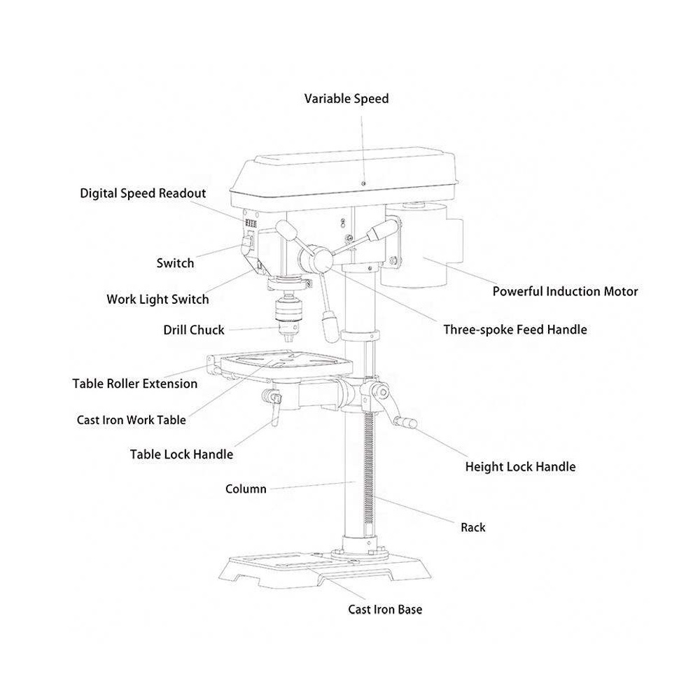 Variable Speed Drill Press