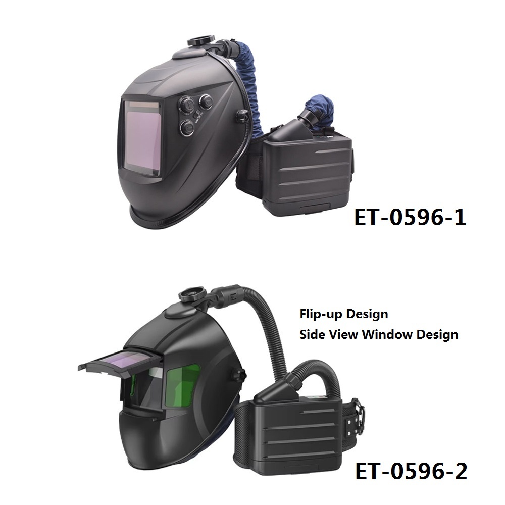 Welding Air Supply Device With Welding Helmet