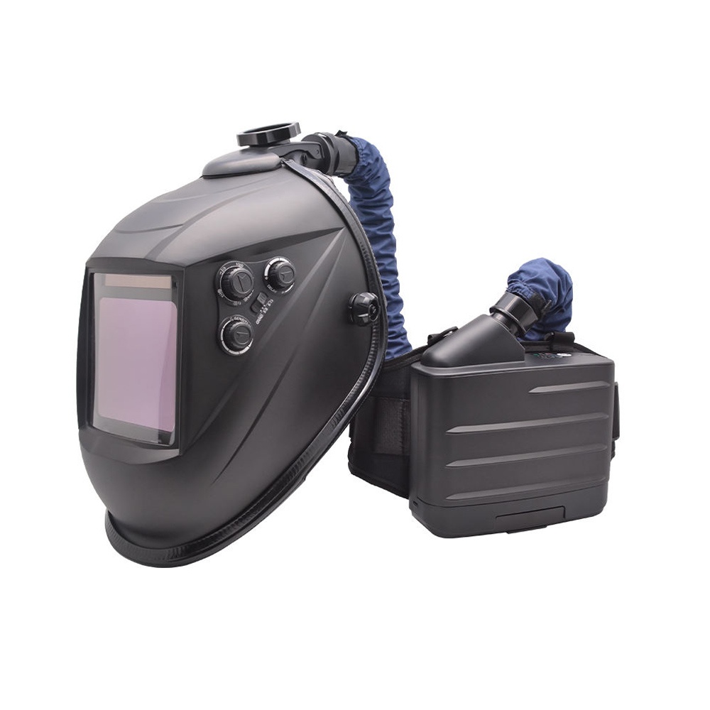 Welding Air Supply Device With Welding Helmet