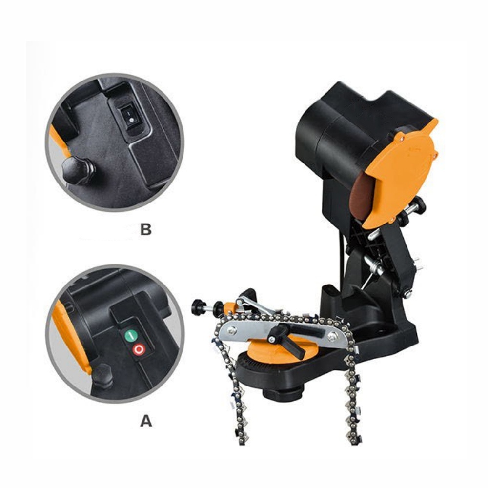 Bench-Mounted Chain Sharpener