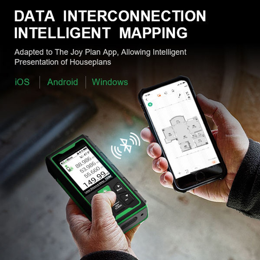 Industrial And Outdoor Green Laser Distance Meter