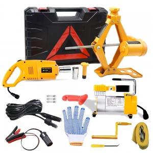DC12V Electric Hydraulic Scissor Jack Set