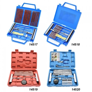 Tire Repair Tool Kit with Plastic Blow Case