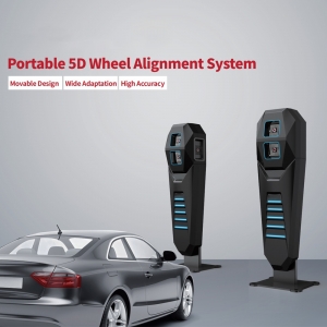 Portable 5D Wheel Alignment System