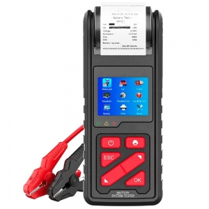 6V/​12V/24V Automotive Battery Tester with Built-in Printer