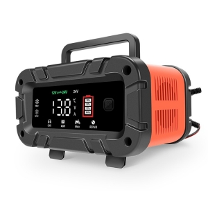 12V/24V Automatic Battery Charger with Large Screen