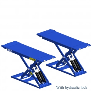 3 Ton On-Ground Mid-Rise Scissor Alignment Lift