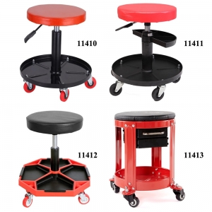 300lbs Rolling Mechanic Stool with Round Seat
